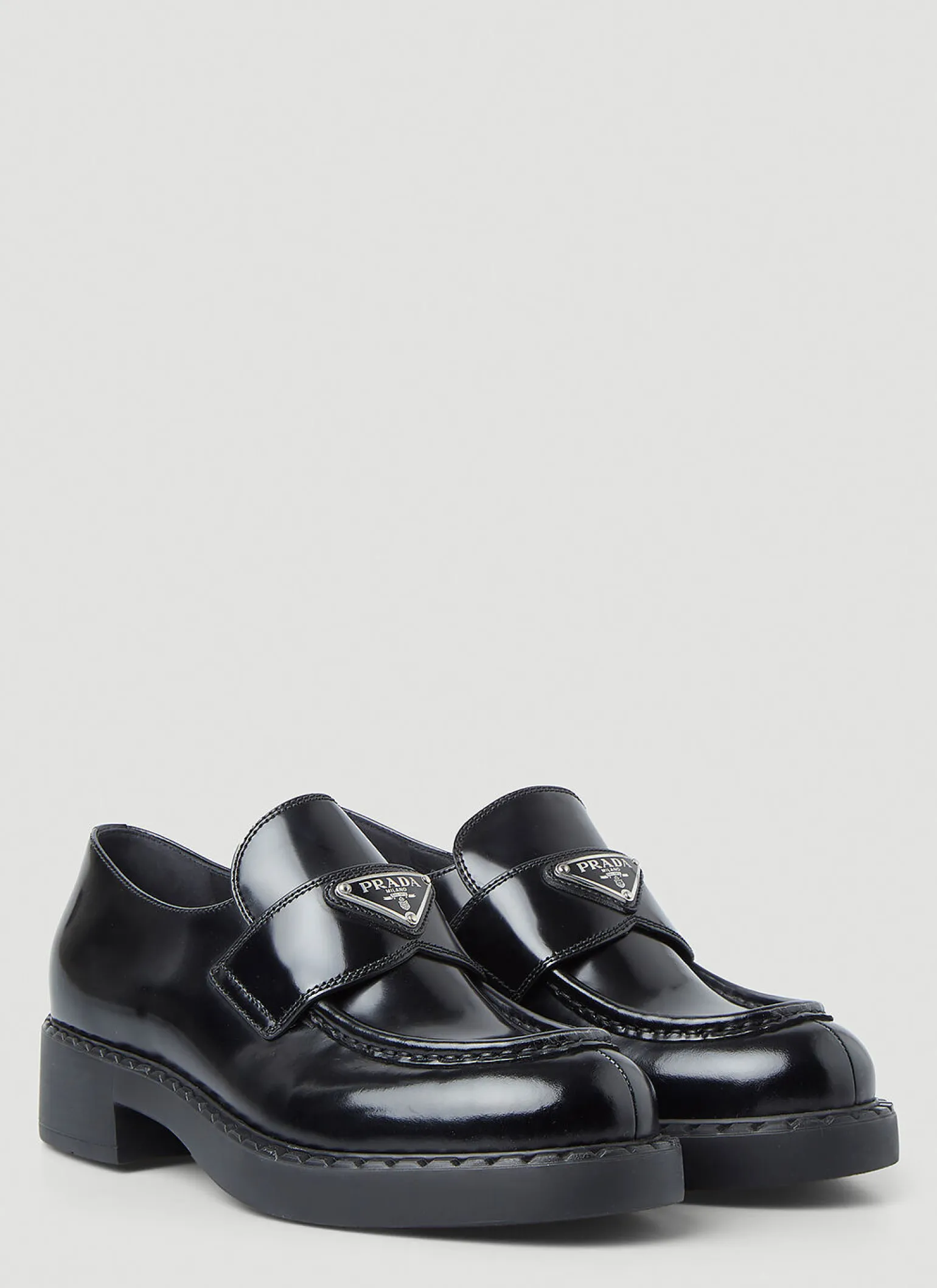 Logo Plaque Loafers
