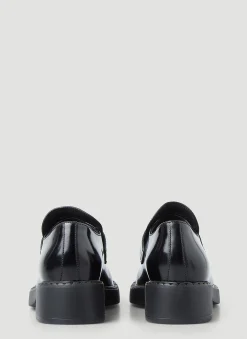 Logo Plaque Loafers