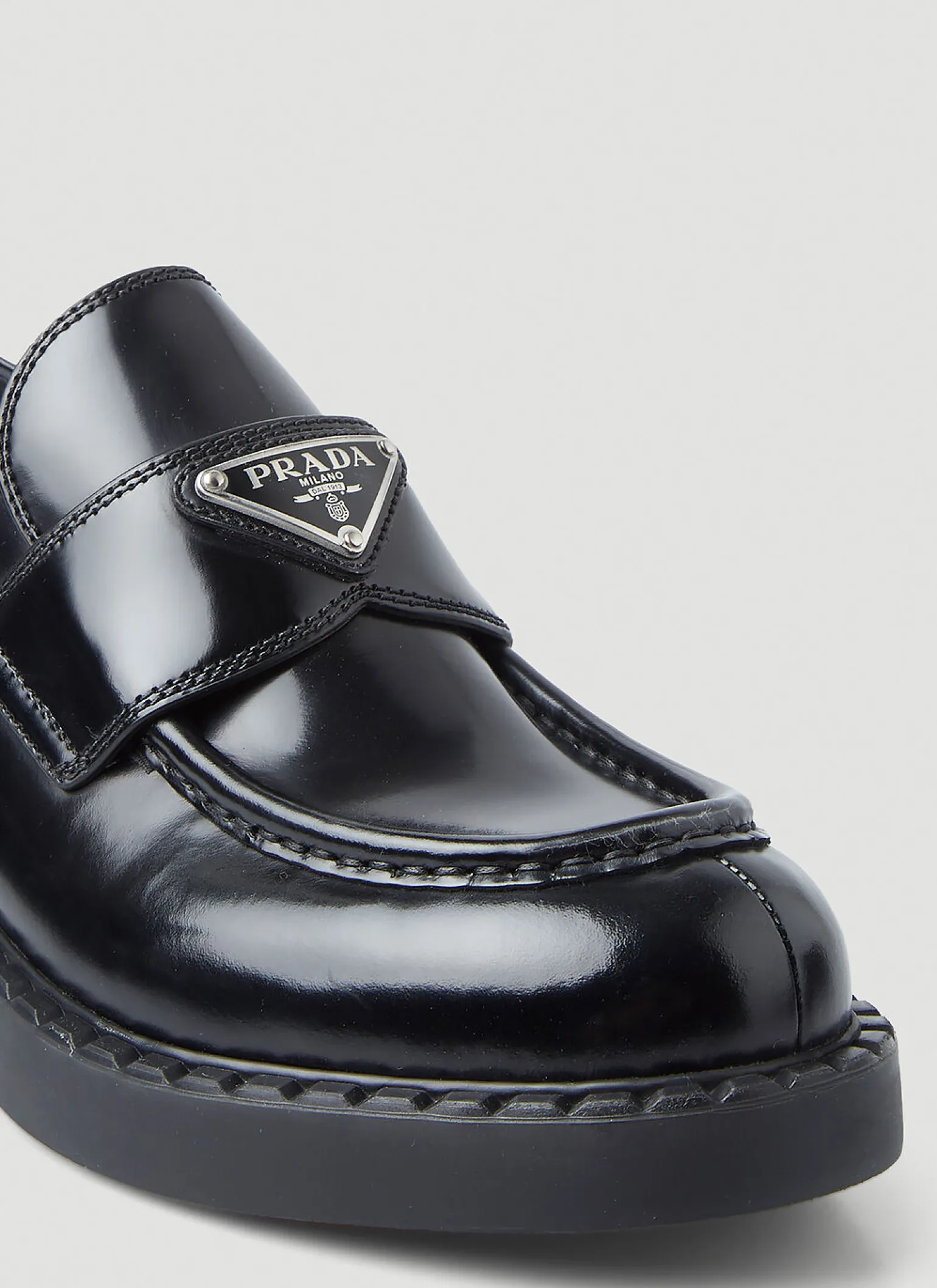 Logo Plaque Loafers