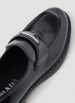 Logo Plaque Loafers