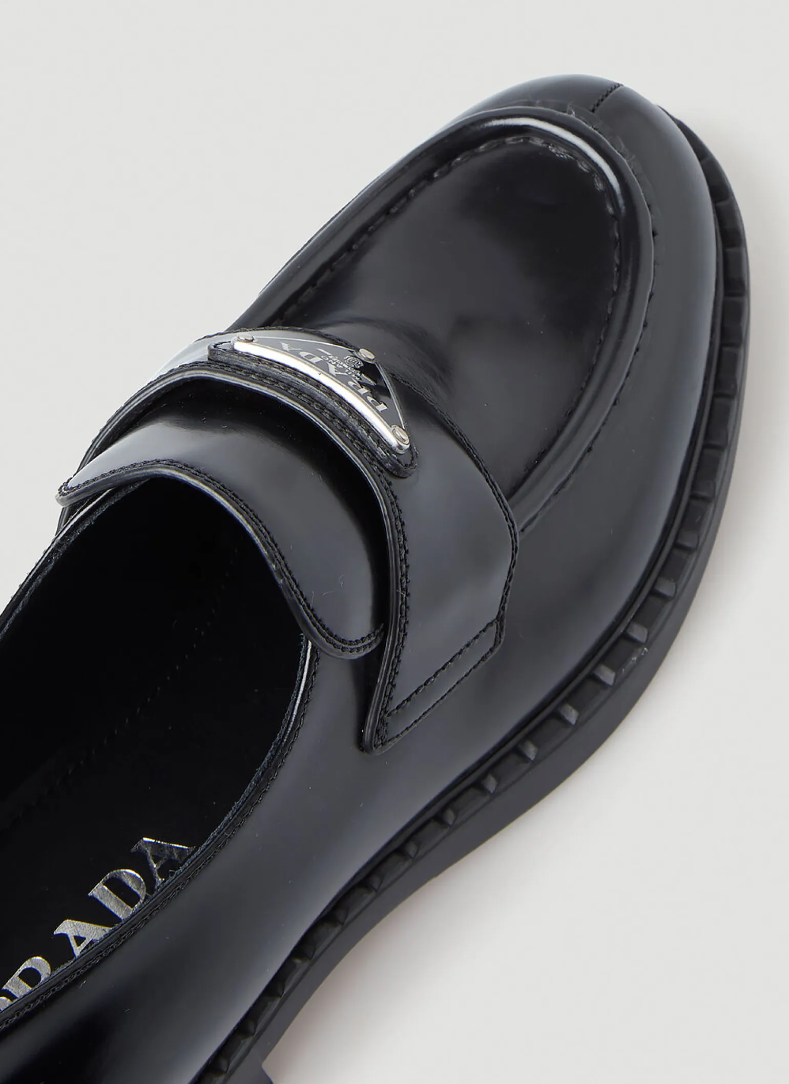 Logo Plaque Loafers