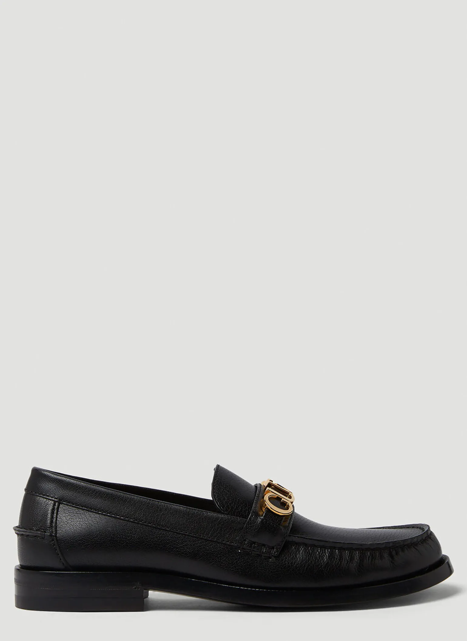 Logo Plaque Loafers