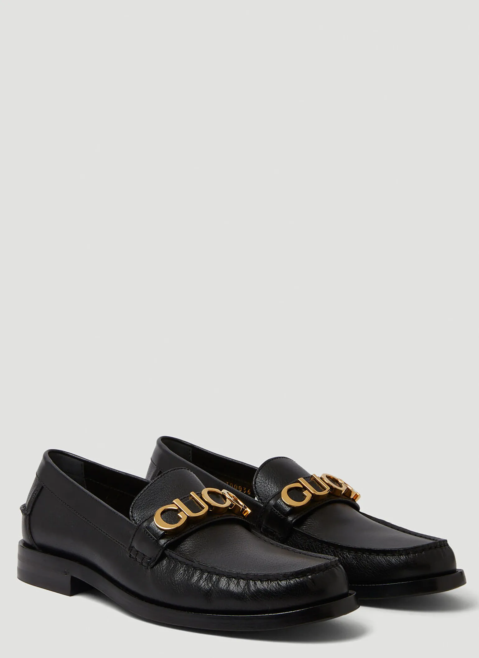 Logo Plaque Loafers