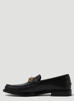 Logo Plaque Loafers