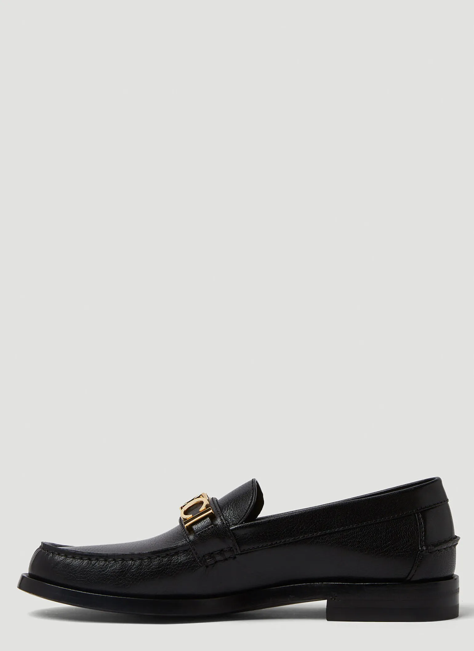 Logo Plaque Loafers