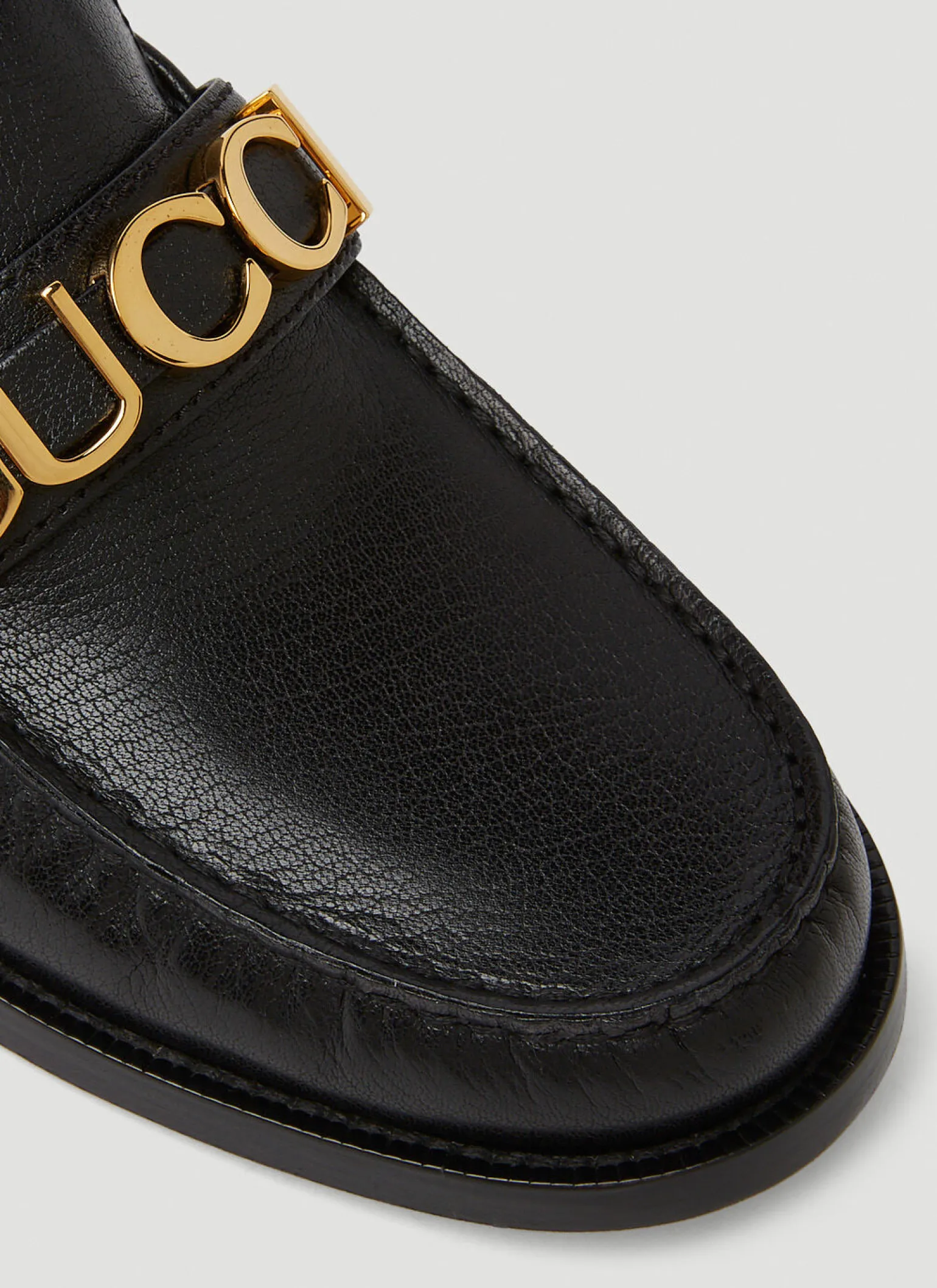 Logo Plaque Loafers