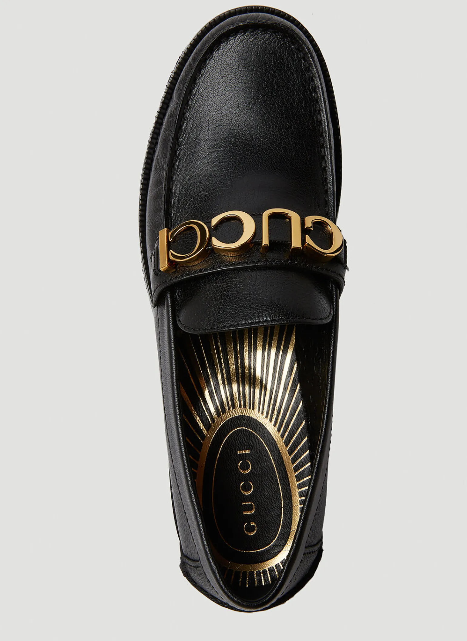 Logo Plaque Loafers