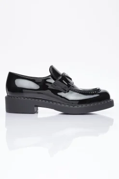 Logo Plaque Loafers