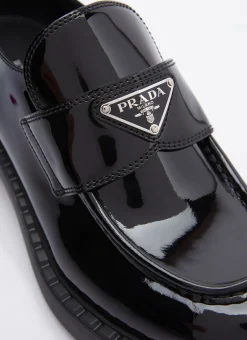 Logo Plaque Loafers