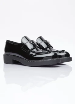 Logo Plaque Loafers