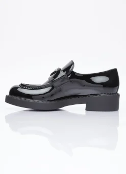 Logo Plaque Loafers