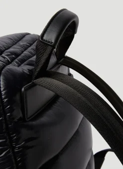 Logo Plaque Padded Backpack