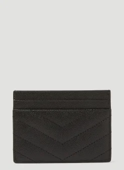 Logo Plaque Quilted Cardholder