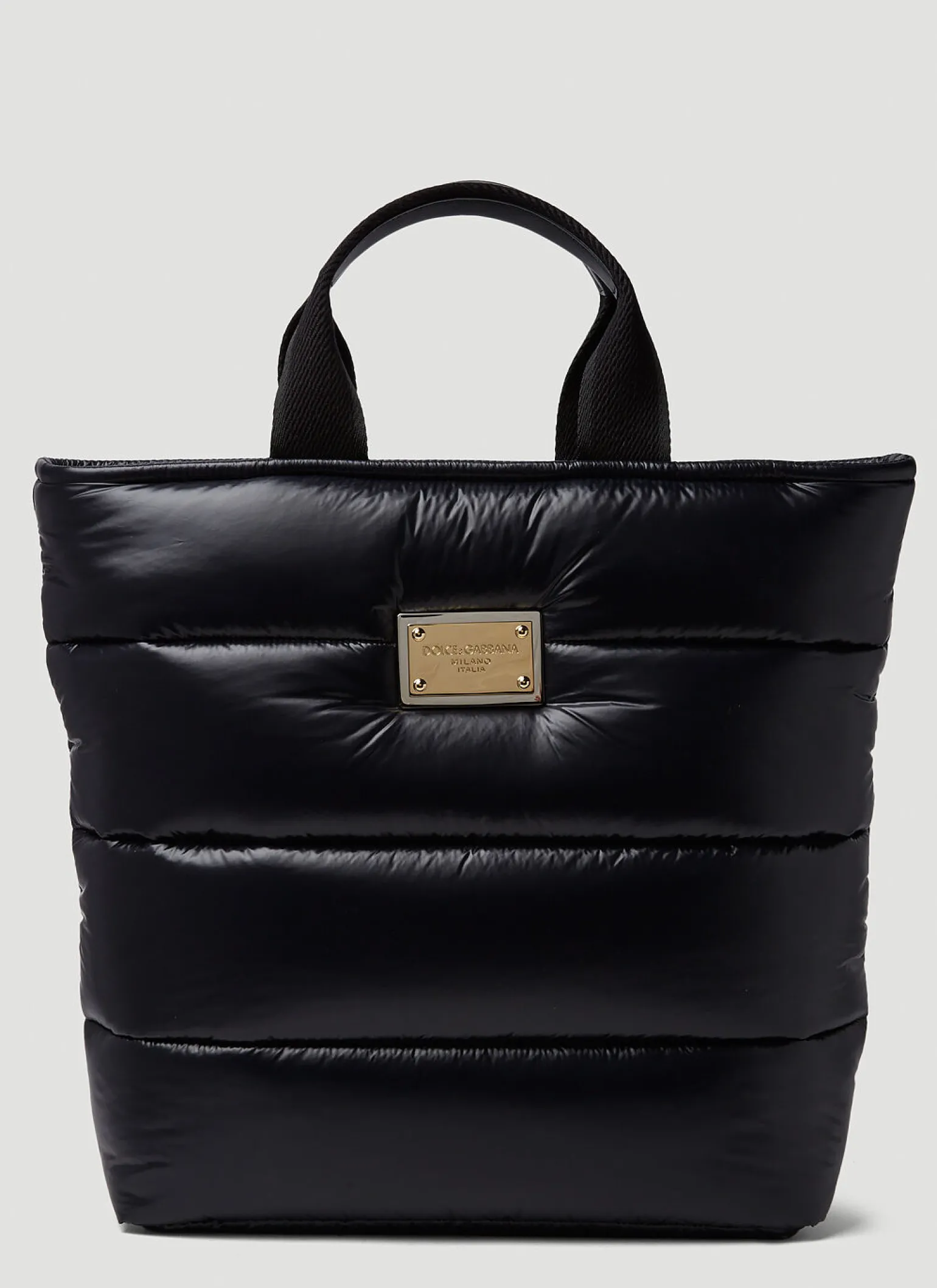 Logo Plaque Tote Bag