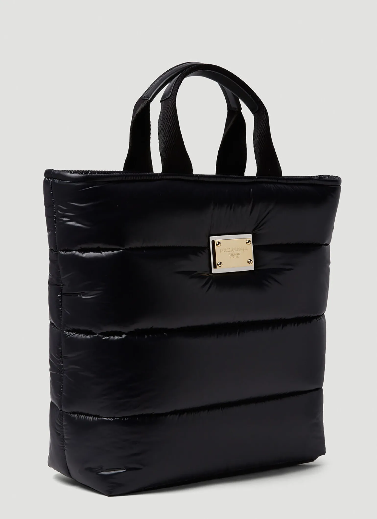 Logo Plaque Tote Bag