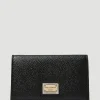 Logo Plaque Trifold Wallet