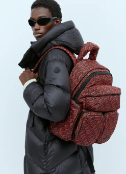 Logo Print Backpack