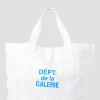 Logo Print Canvas Tote Bag