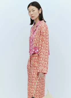 Logo Print Cropped Shirt