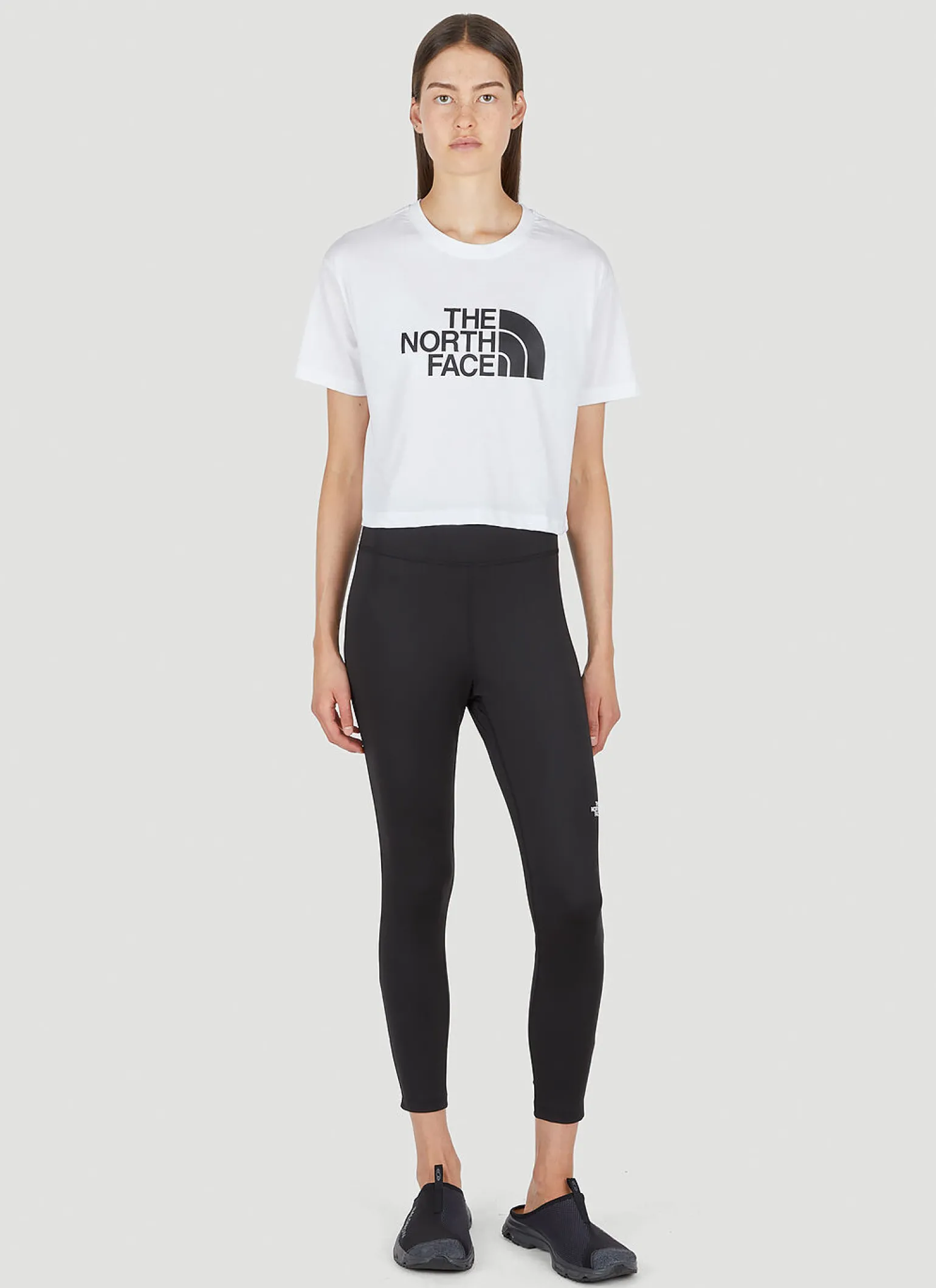 Logo Print Cropped T-Shirt