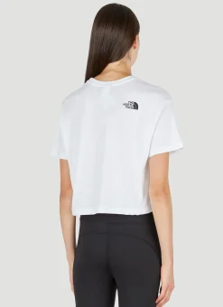 Logo Print Cropped T-Shirt