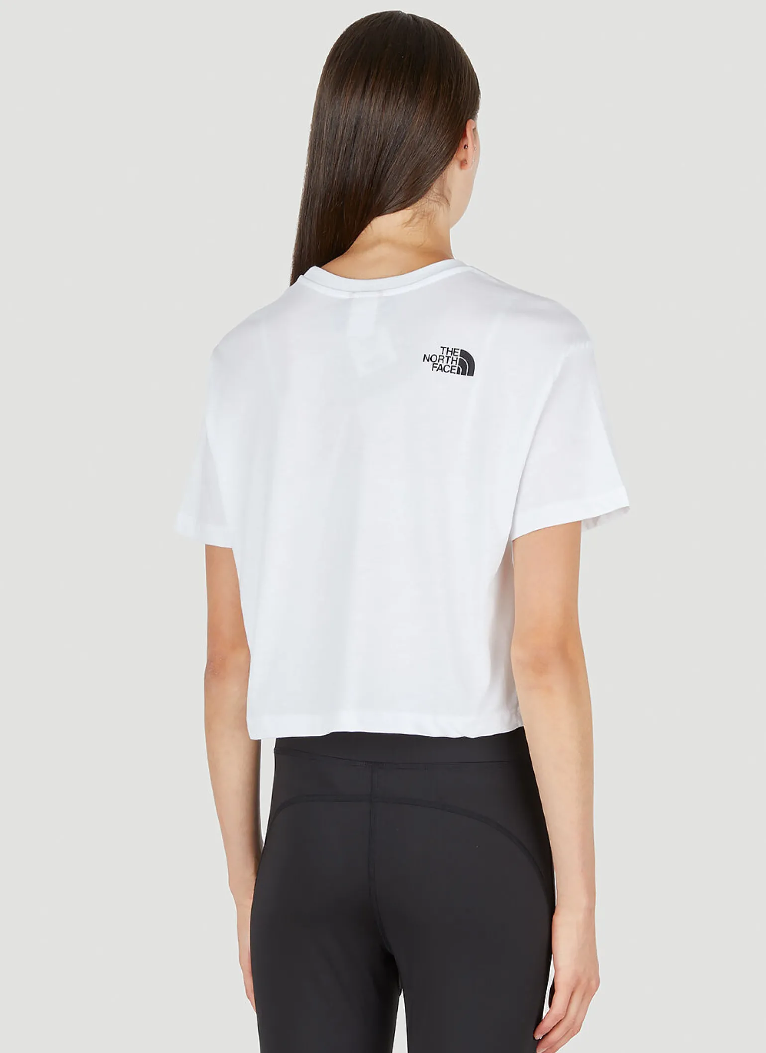 Logo Print Cropped T-Shirt