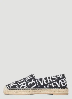 Logo Print Espadrilles