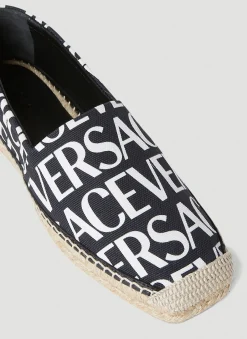Logo Print Espadrilles