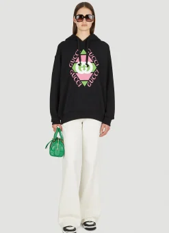 Logo Print Hooded Sweatshirt