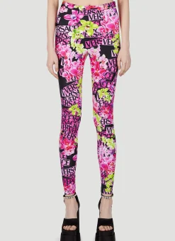 Logo Print Leggings
