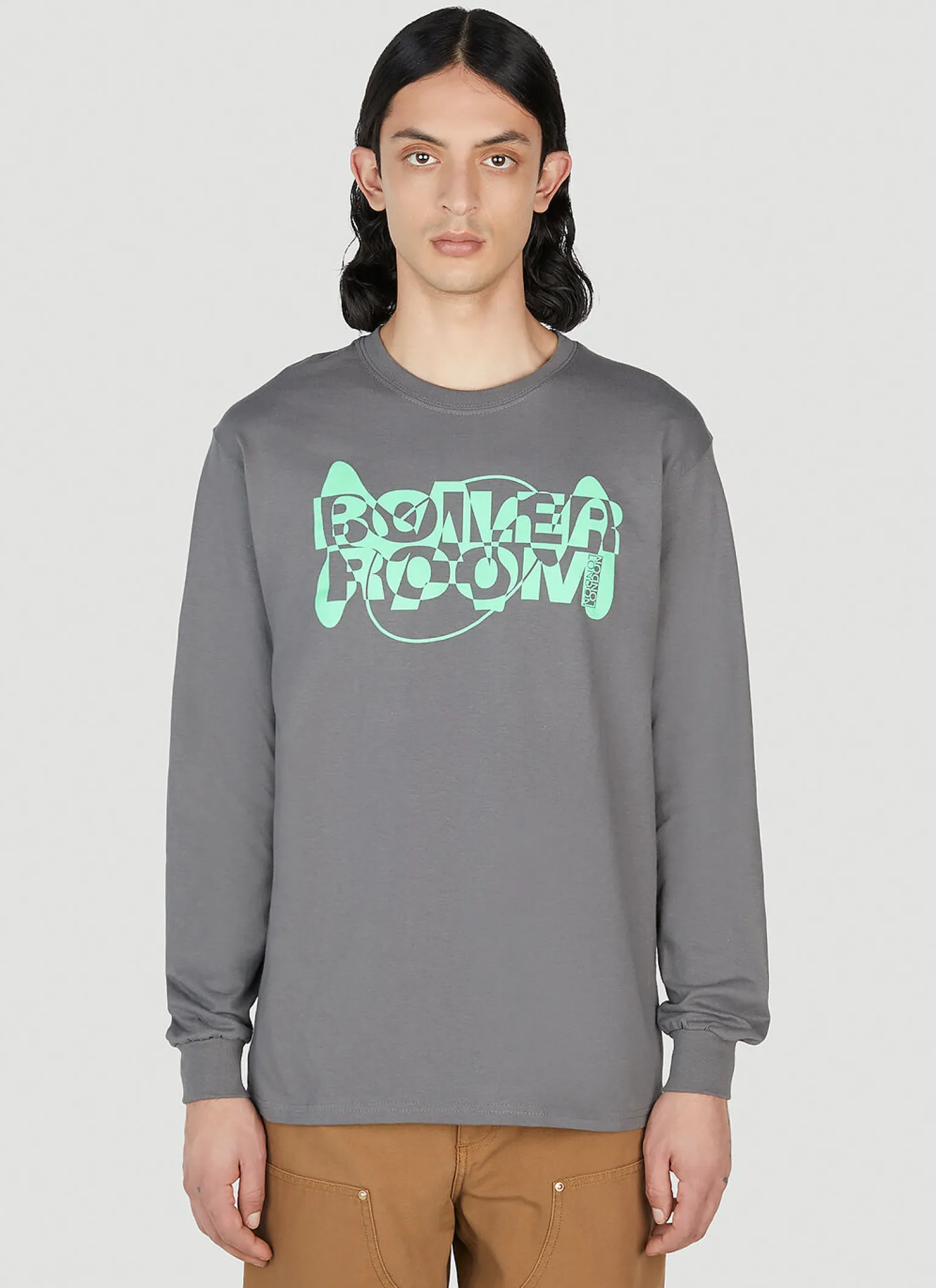Logo Print Long Sleeve T-Shirt