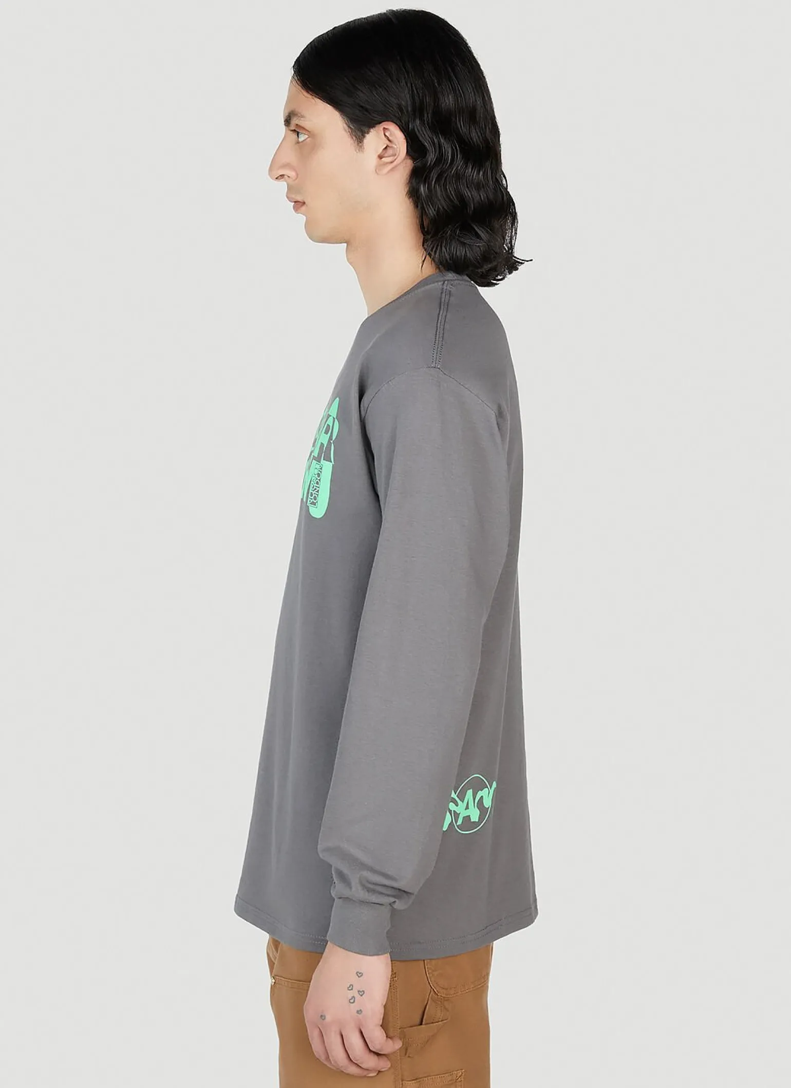 Logo Print Long Sleeve T-Shirt