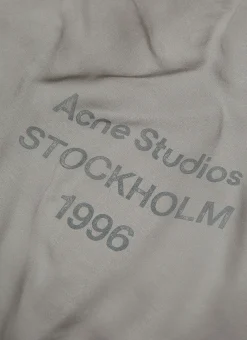 Logo Print Silk Scarf