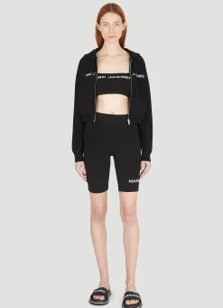 Logo Print Sport Shorts