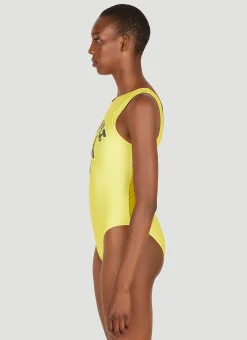 Logo Print Swimsuit