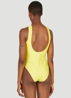 Logo Print Swimsuit
