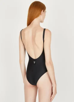 Logo Print Swimsuit