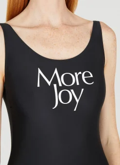 Logo Print Swimsuit