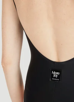 Logo Print Swimsuit