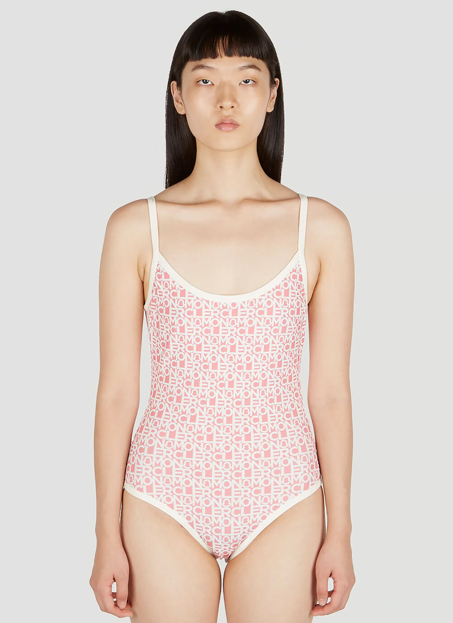 Logo Print Swimsuit