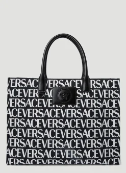 Logo Print Tote Bag