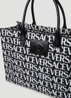 Logo Print Tote Bag