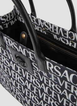 Logo Print Tote Bag