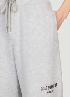 Logo Print Track Pants