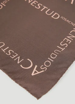 Logo Silk Scarf