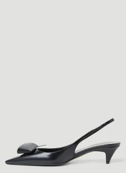 Logo Slingback Heels
