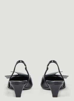 Logo Slingback Heels