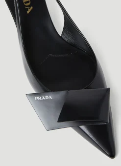 Logo Slingback Heels
