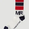 Logo Striped Socks