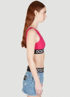 Logo Tape Crop Top